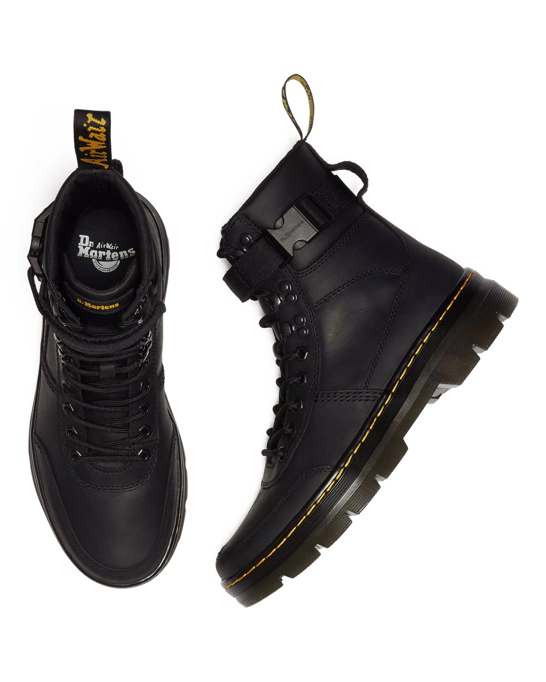 DR. MARTENS 27801001 Stivali Utility Combs Tech II in pelle Wyomi